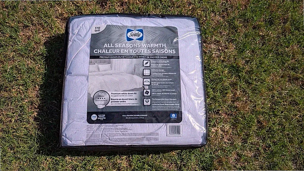Sealy All Season Down Duvet, Duvet Cover