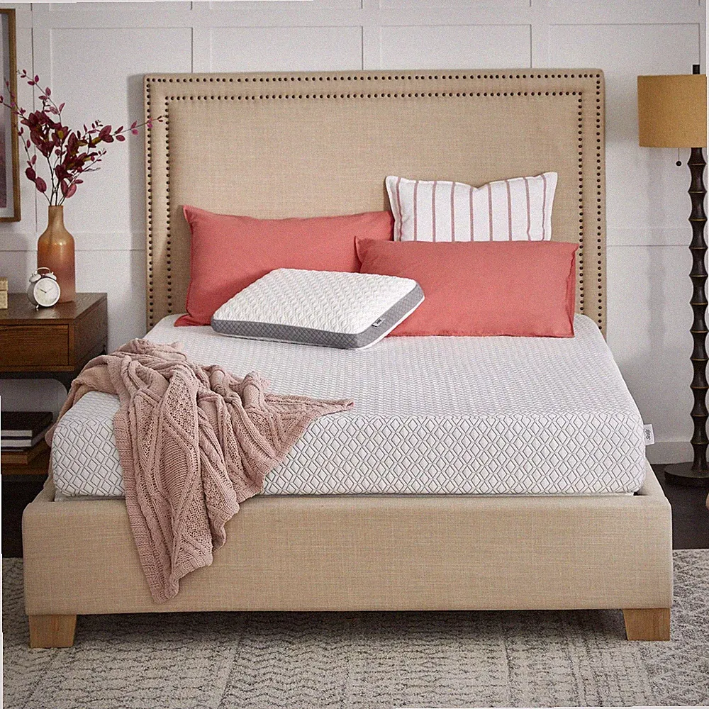 SEALY COOL & CLEAN 8" MEMORY FOAM BED IN BOX QUEEN WHITE F03-00178 - WHITE
