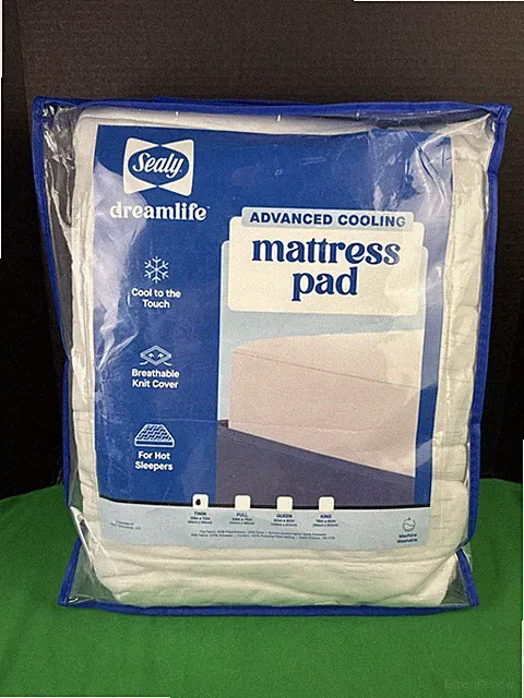 Sealy Dreamlife Cooling Mattress Pad Size TWIN