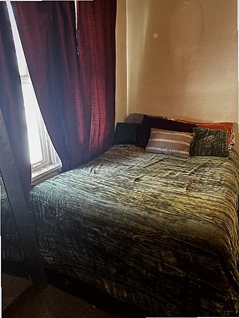 Sealy -Full- bed set (stained but in great condition) (see description)