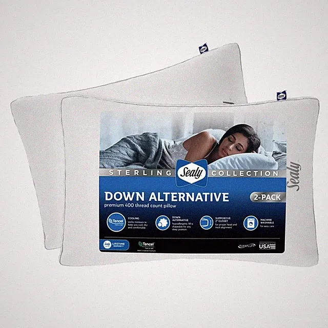 Sealy Sterling Collection Down-Alternative Pillow, 2-pack