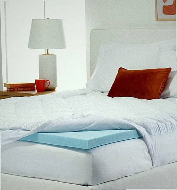 Sealy Twin 2" Gel Infused Memory Foam Topper & 1" Pillowtop Cover $185.00 Retail