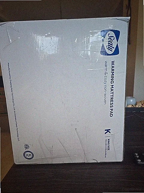 Sealy Warming Mattress Pad King Size with 2 Controllers White 78" x 80"