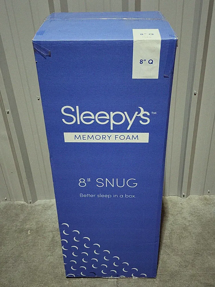 Sleepy's 8” SNUG Memory Foam RV Mattress In A Box, Short Queen By Sealy